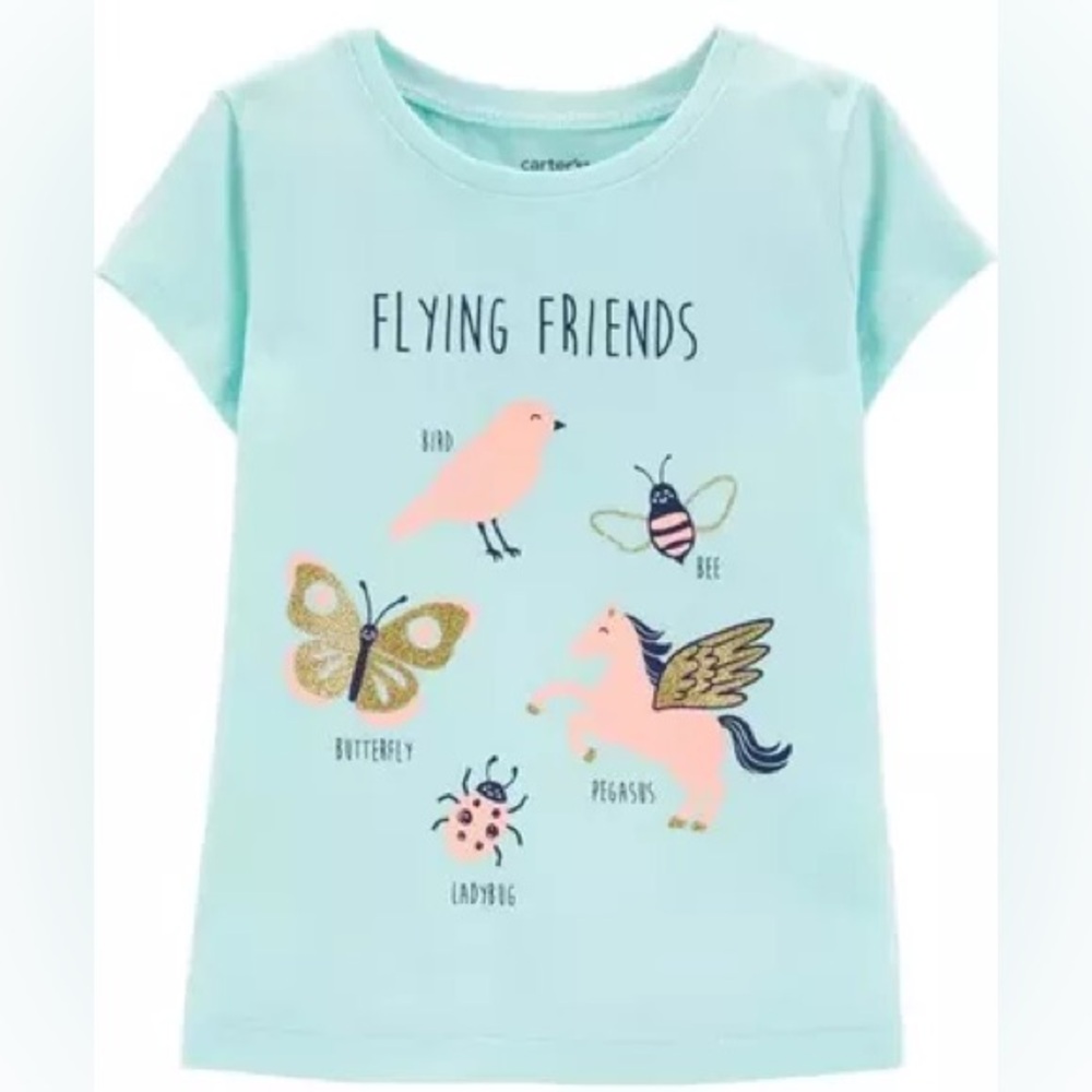 ISO CARTERS FLYING FRIENDS GRAPHIC TSHIRT